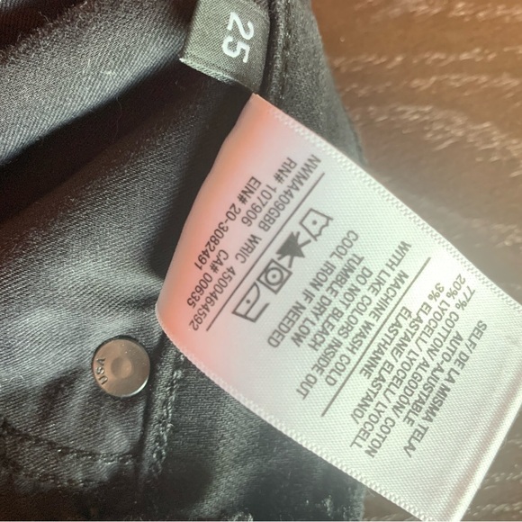 Hudson women’s Black Natalie Midrise Super Skinny Ankle Jeans 25 casual Friday - Picture 12 of 13